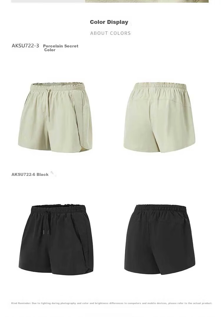 LI-NING Women's Fitness Series Fashion Comfortable Simple Loose Casual Sports Shorts 8