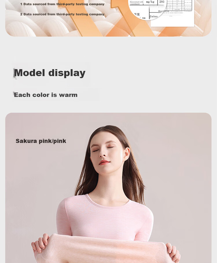 Tingmei | Bargain Cashmere Silk Set Thermal Thickened Warm Women's Autumn Winter Fleece Lined Underwear Pajamas 13
