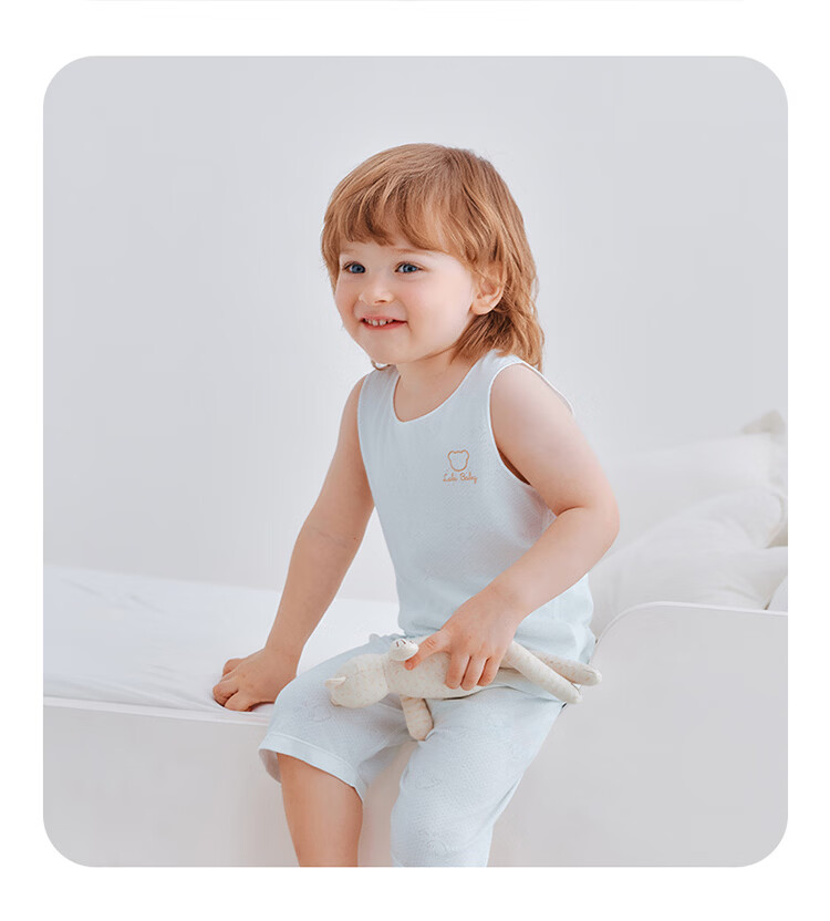 Labi Kids Vest Boys and Girls Summer Mesh Breathable Home Base Layer Top 2-Pack Light Rose Red 100 17