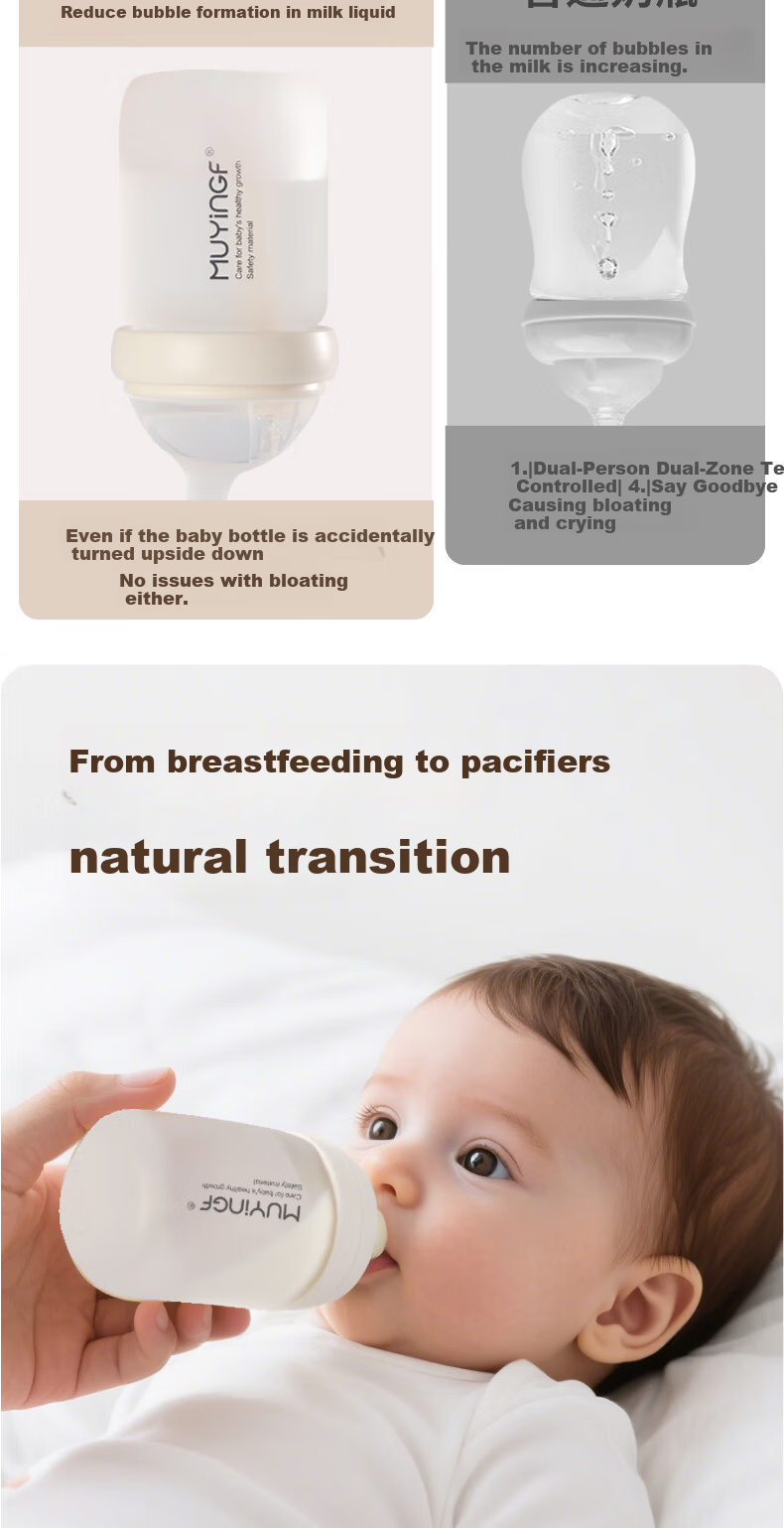Mother and Baby Shop Eccentric Nipple Baby Bottle Accessory Weaning Tool Natural Weaning Nipple 1-3 Years Stage 6+ Months Single Hole 4