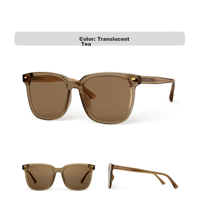 PARZIN Polarized Sunglasses Women [Zhou Ye Same Style] Black Oversized Square Face Slimming Glasses UV Protection Driving Sunglasses Men Gift 14