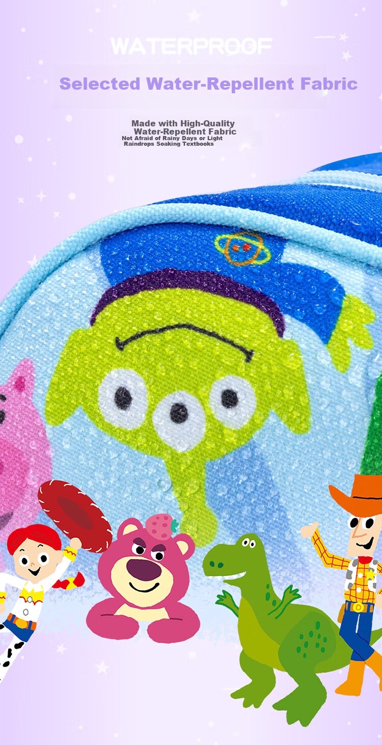 Disney Backpack for Elementary Students Grades 1-3-6 Lightweight Breathable Large Capacity Comfortable Kids Boys Girls School Bag 13