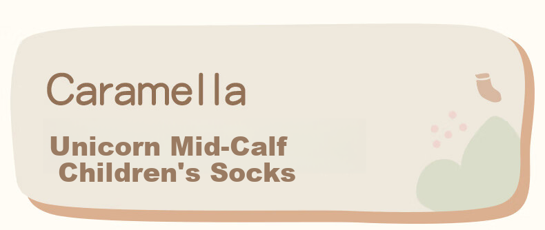 Caramella Spring Summer Kids Cotton Antibacterial Socks Cute Cartoon Girls Baby Mid-Calf Socks 1
