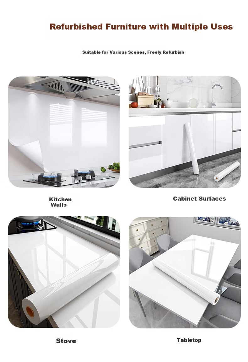Cuttlefish Kitchen Oil-Proof Sticker 0.6*5m Cabinet Renovation Moisture-Proof Marble Countertop High-Temperature Resistant Oil Protection Film 5