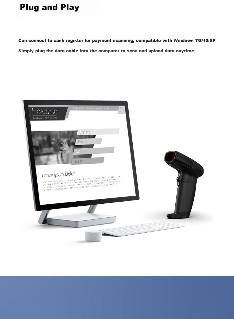 Deli Barcode Scanner, One-Dimensional Scanning Gun for Express Delivery And Logistics Inquiry, Payment Collection, Medical Insurance Payment, Inventory Management, Product Entry Tracking, Supermarket Cashier Barcode Scanner AA131 10