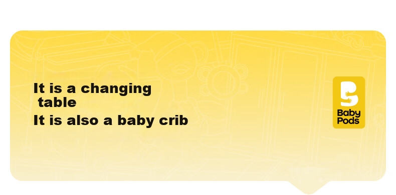 Babypods Diaper Changing Table Baby Care Station Newborn Diaper Changing and Massage Table Multifunctional Portable Mobile Baby Crib 13