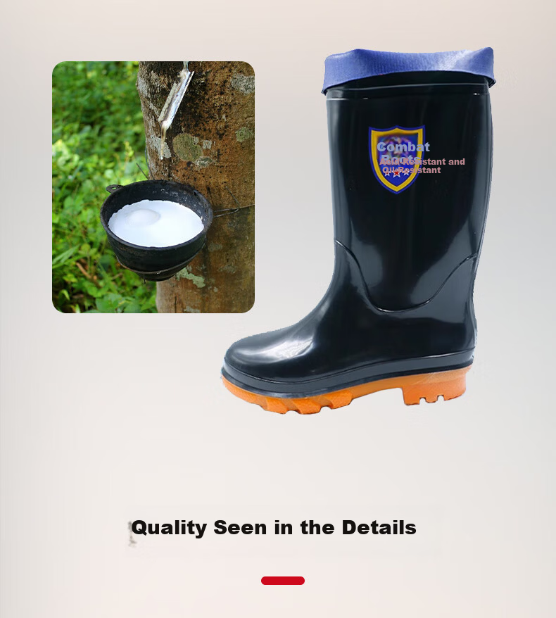 Leyoubaiyi Food Factory Labor Protection Rain Boots Size 44 Wear-Resistant Non-Slip High Tube Waterproof Work Sanitary Shoes White 8
