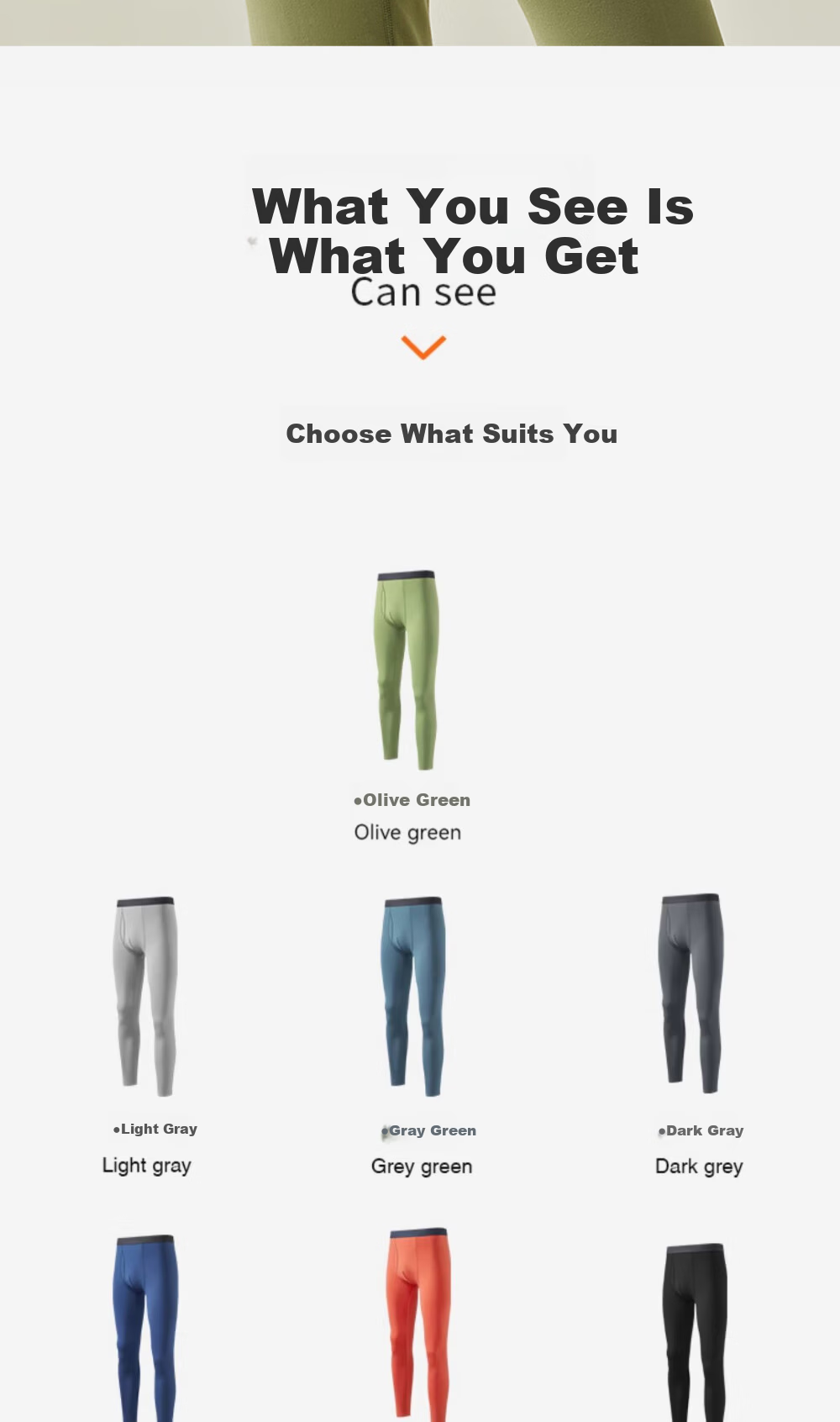 Freedom Series Men's Pure Cotton Antibacterial Thin Thermal Underwear Pants Youth Base Layer Warm Long Johns Plus Size 14