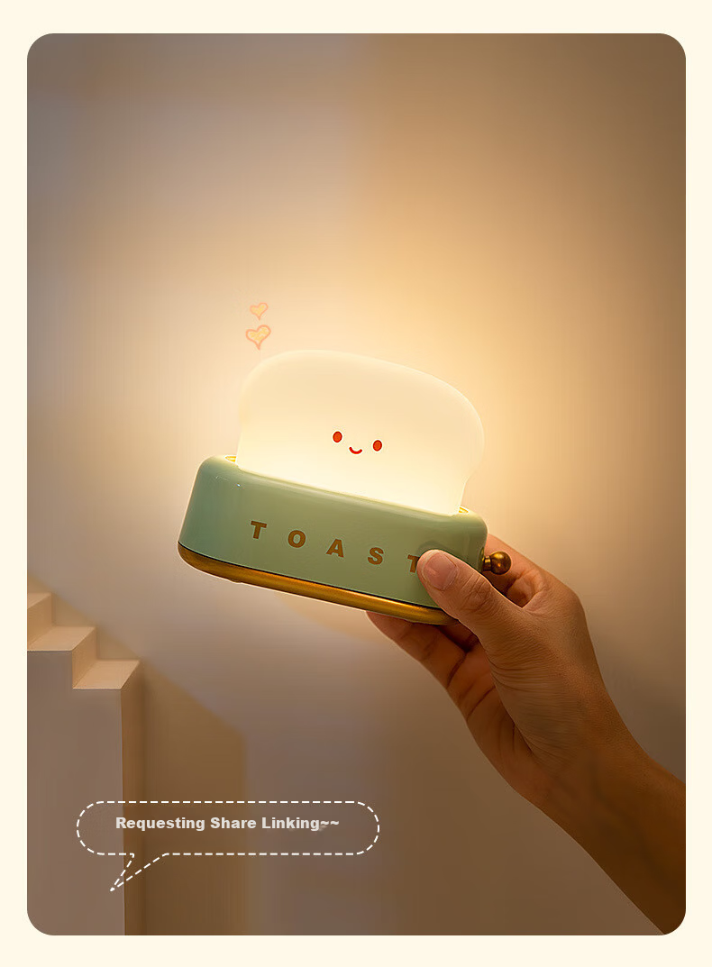 Kongsheng Cartoon Milk Carton Desktop Ornament Year of the Horse New Year's Popular Product USB Rechargeable Silicone Night Light with 3-Level Dimming 14