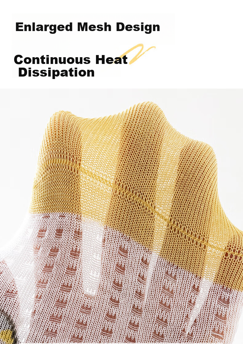 Mianmanman Children's Socks, Summer Thin Style, Xinjiang Cotton, Baby And Big Kids, Boys Summer Mesh Breathable Short Socks, 7 Pairs 2