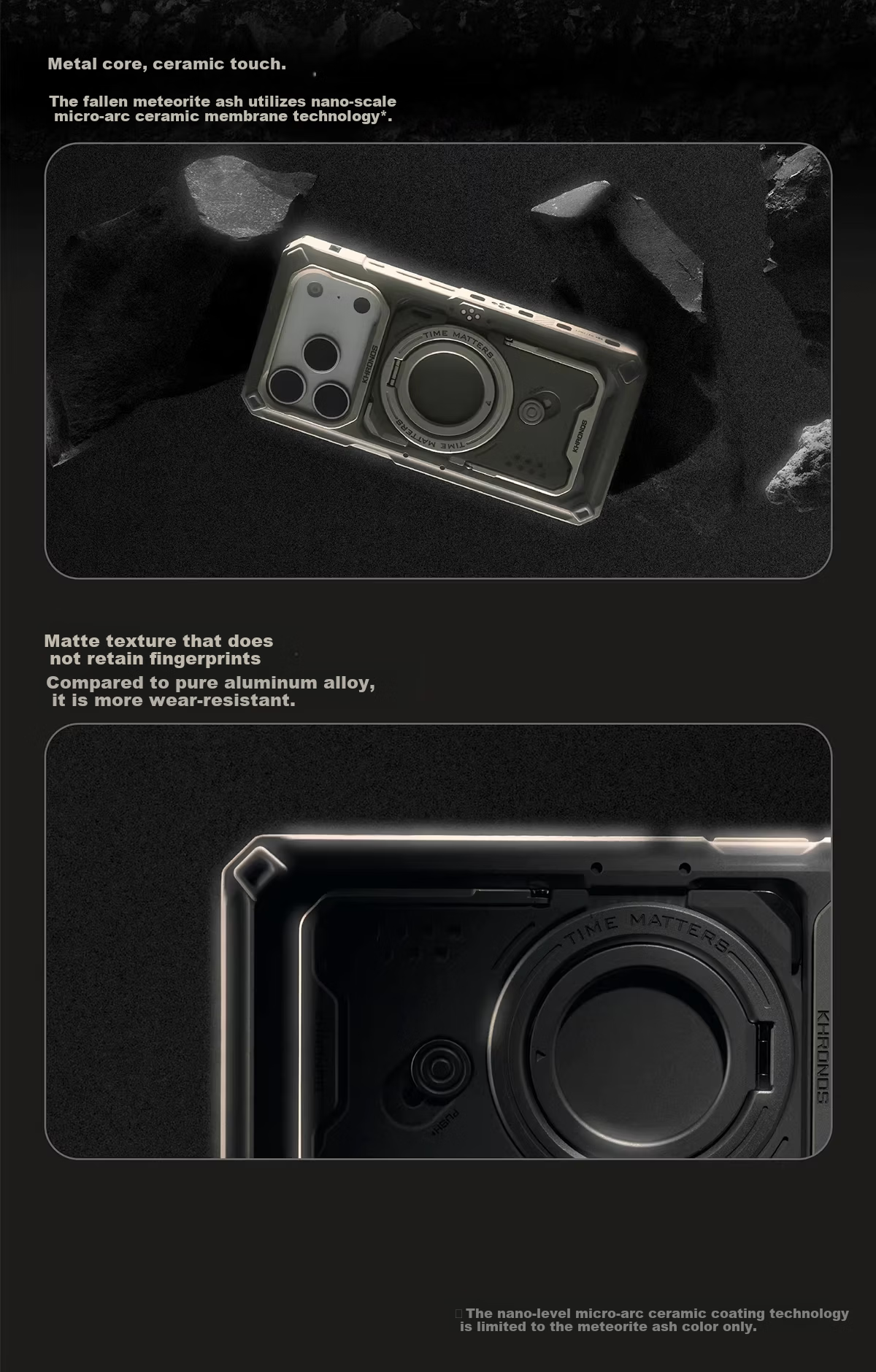 TILTA Iron Head iPhone 17 Pro Rabbit Cage Photography Protective Case KHRONOS Meteorite Series - Star Soil Orange 4