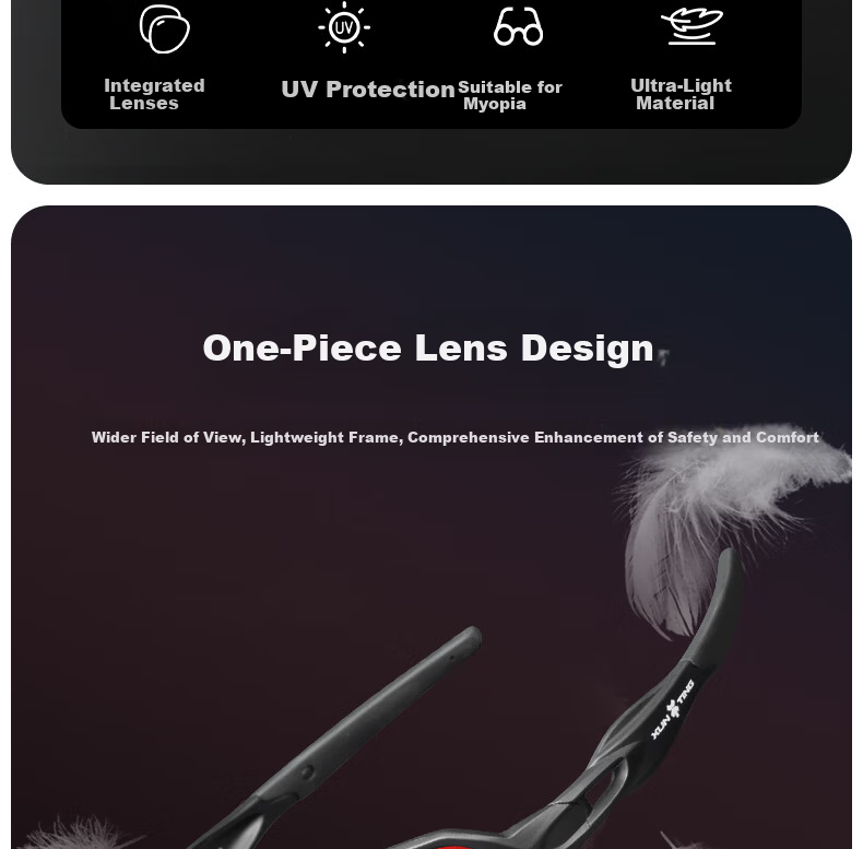 XUNTING Cycling Glasses Colorful Prescription UV Protection Outdoor Sports Professional Road Bike Goggles 11