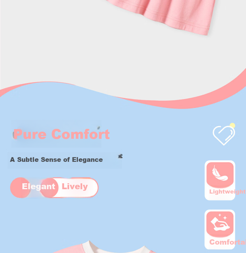 Badibadi Summer Infant Toddler Girls Baby Set Short Sleeve T-Shirt and Skirt Pink Ice Cube Penguin Size 80 5