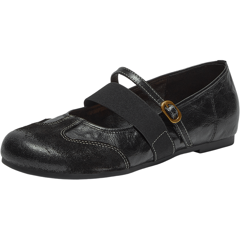 Bata Lo Kekelu Leve Sheepskin Mary Jane Shoes for Women, Spring 2026 Ultra-Soft Flats 1811DAQ6, Brown, Size 39