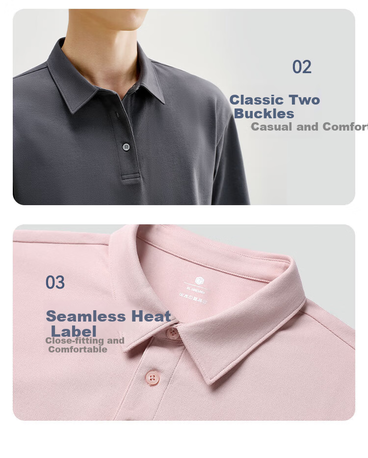 JD Jingzao Slim Fit Slimming Polo Shirt Men Short Sleeve T-Shirt Loose Casual Quick-Dry Clothing Rubber Pink M 9