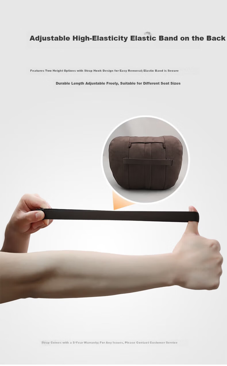 BIMLL Car Headrest for Mercedes-Benz S-Class Perforated Maybach Seat Pillow Neck Support Lumbar Cushion Universal Car Use 9