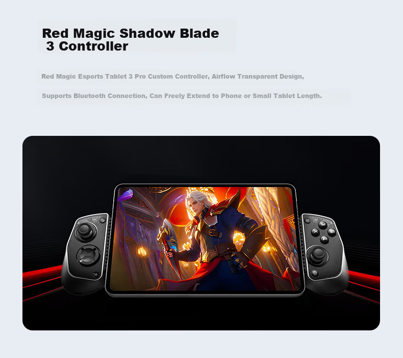 Nubiyahongmo Gaming Tablet 3 Pro, 9.06-Inch OLED Gaming Screen, Snapdragon 8 Ultimate Edition, 8200mAh Battery, Gaming Mini Tablet, 16GB+512GB Dark Night Versio 38