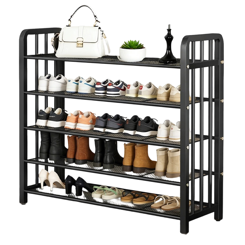 Miaoli Small Home Entryway Shoe Rack Multi-Layer Simple Storage Shelf Indoor No-Installation Shoe Cabinet for Rental Rooms