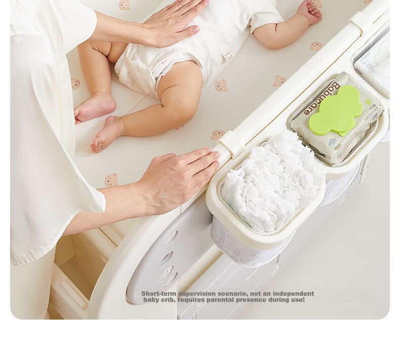 Babypods Diaper Changing Table Baby Care Station Newborn Diaper Changing and Massage Table Multifunctional Portable Mobile Baby Crib 26