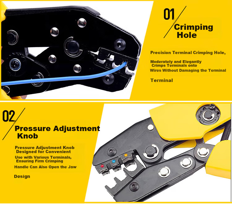 STANLEY B Series Insulated Terminal Crimping Pliers 0.25-2.5mm² 84-850-22 Wire Terminal Crimper 1