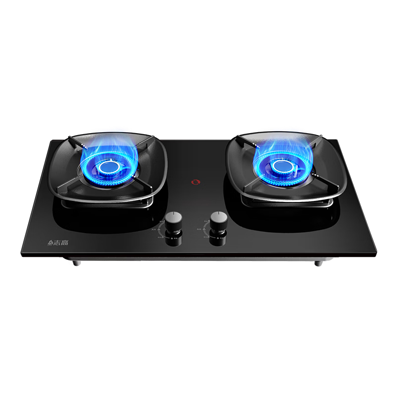 CHIGO Government Subsidy 15% LPG Gas Stove 1st Level Energy Efficiency Double Burner 5.0kW High Flame Built-in Tabletop 70% Thermal Efficiency JZY-K23JF
