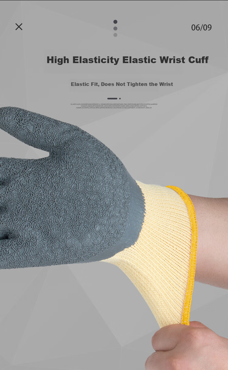 Maozheng Insulated Gloves, Electrician 400V Low Voltage, Anti-Electric Shock, Non-Slip, Wear-Resistant, for Electric Drill Operation, Welders, Woodworkers, Maintenance, Coated And Dipped Labor Protectio 10