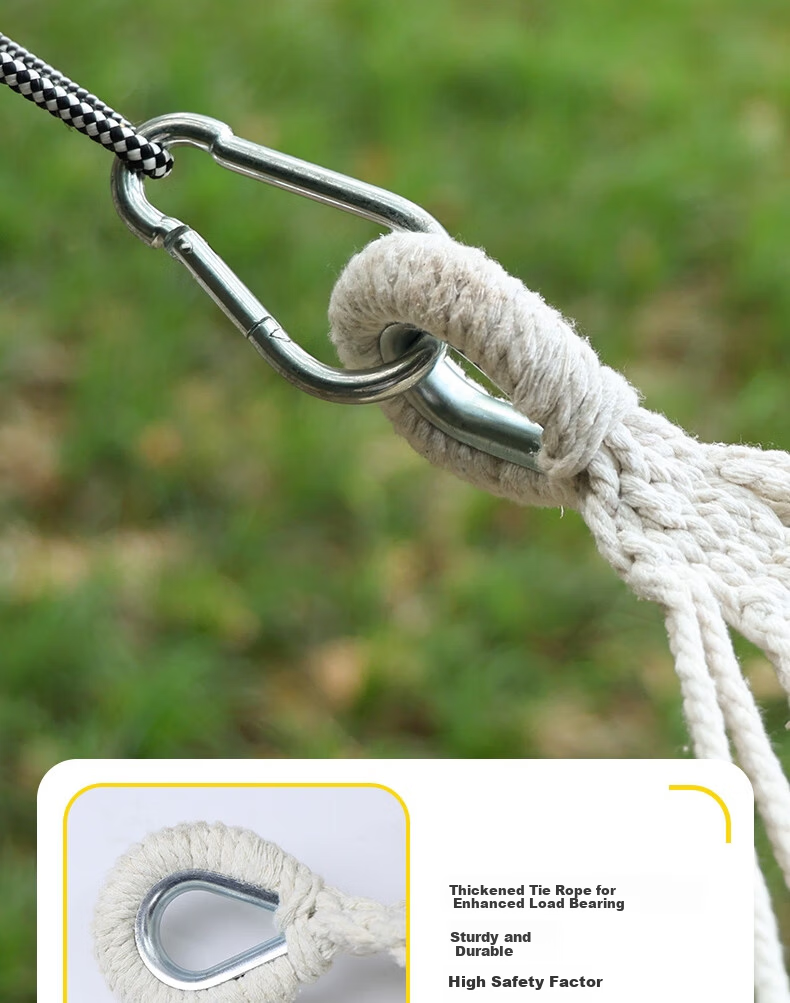 Ansell Portable Outdoor Double Hammock Thickened Wide Durable High Load Swing Hammock 8K00267 12