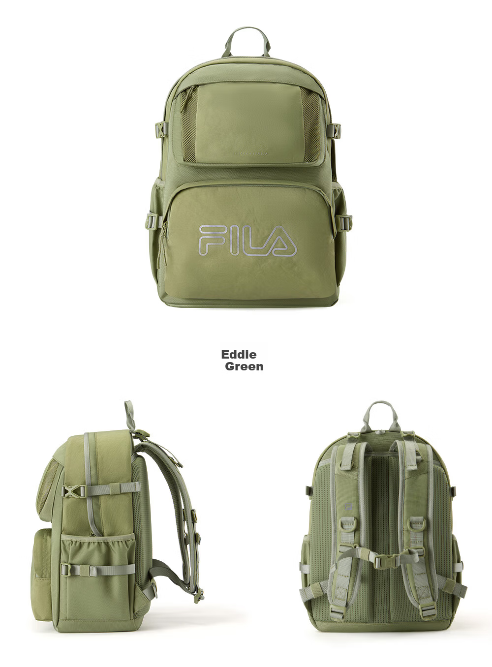 FILA Kids Backpack 2026 Large Capacity Junior High School Student Shoulder Bag for Boys and Girls 33