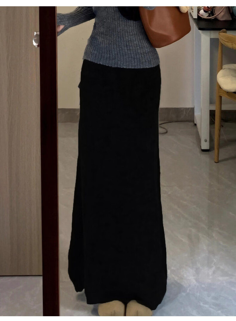 Langsha Women's Mermaid Skirt Spring Autumn 2026 New High Waist Slim A-Line Bodycon Skirt Elegant Temperament Premium Half Skirt 20