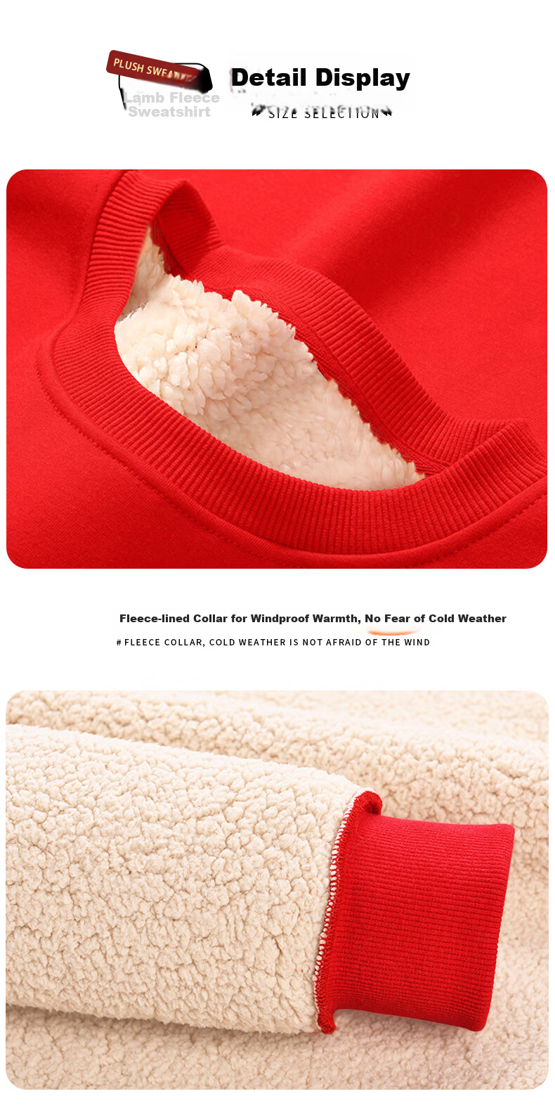 TonLion Kids Girls Lamb Fleece Sweatshirt Casual Fleece Lined Warm Top Children Thickened Clothing Pumpkin Orange 140 11