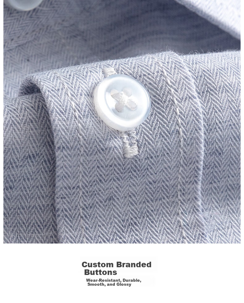 FIRS Linen Yarn Short Sleeve Shirt Men Summer Casual Business Lightweight Cool Cotton Linen Shirt Light Green 42 5