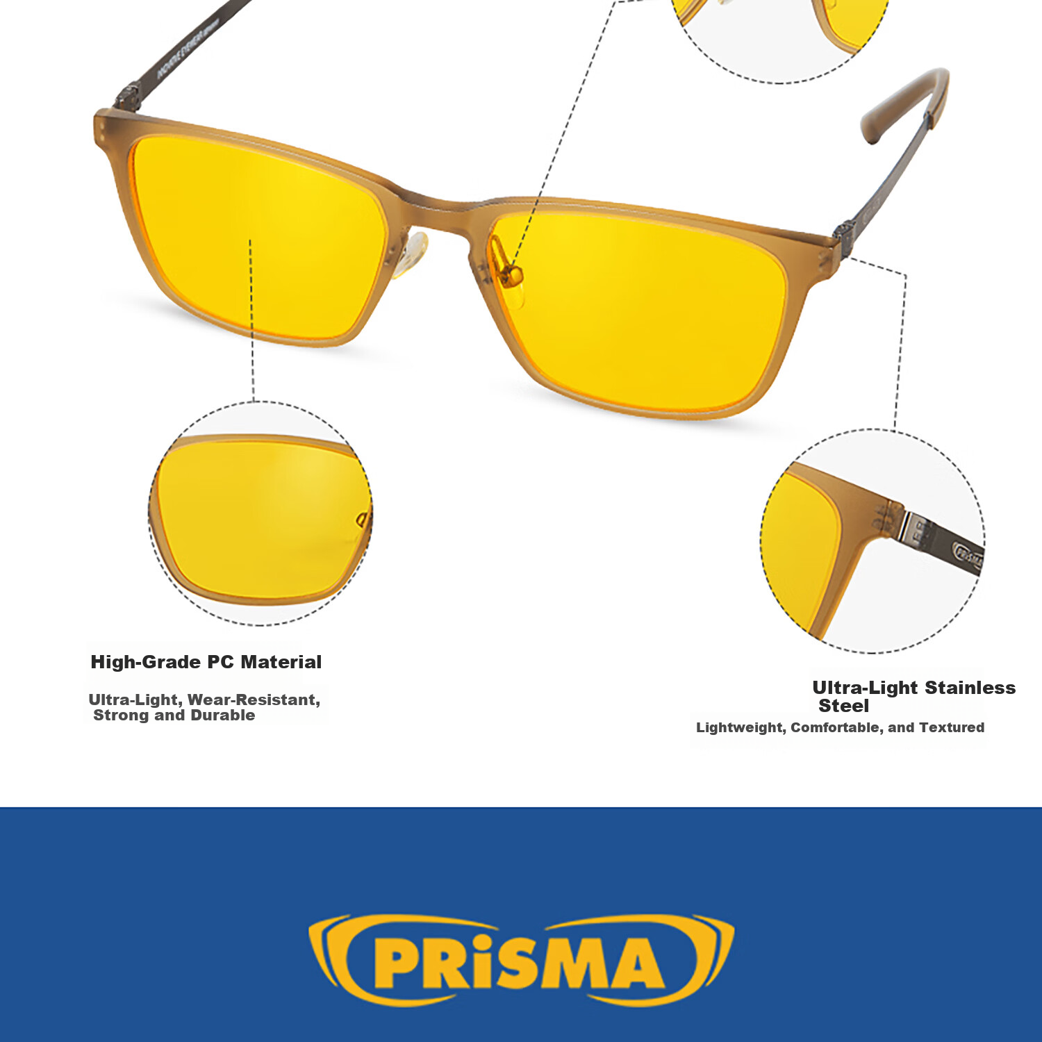 Prisma German Brand Blue Light Blocking Glasses for Women, Anti-Radiation Protective Eyewear for Mobile Phone and Computer, Lightweight Business Office FF704 6