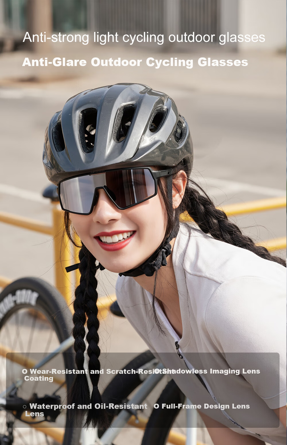 CAXMAN Cycling Glasses Men's Professional Road Bike HD Windproof Outdoor Sports Sunglasses Women's Protective Eyewear 2