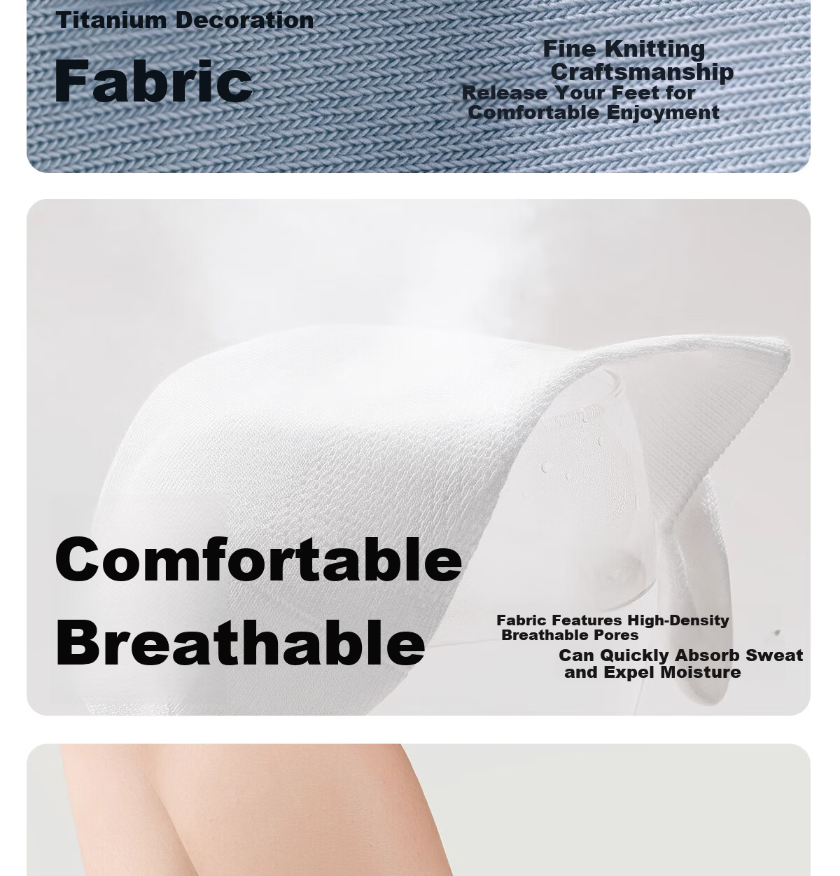 Buddygo Disposable Women's Socks Antibacterial Daily Use No-Wash Socks Travel Military Training Cotton White 5 Pairs 6