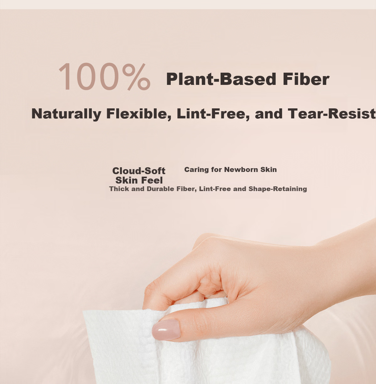 Everbab Aibella Disposable Thickened Facial Towel Cotton Soft Dual-Use Face Wipes Cloud Soft Skin Double-Sided Texture 6