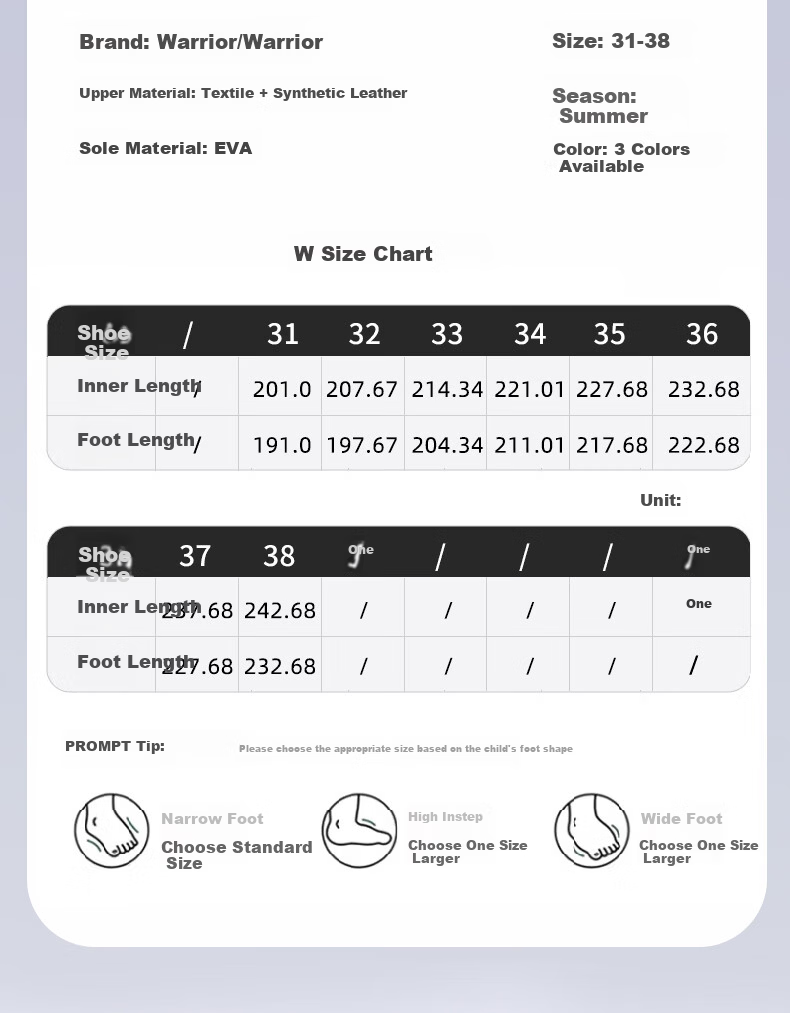 Warrior Boys' Single Mesh Shoes Summer Lightweight Breathable Running Shoes Children's Mesh Sports Shoes WZ-C648T Light Blue Size 33 3