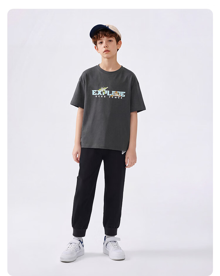 BALABALA Children's Clothing, Boys' Short-Sleeve T-Shirt, 2026 New Summer Style, Quick-Dry Moisture-Wicking Undershirt, Youth Mecha Desig 4