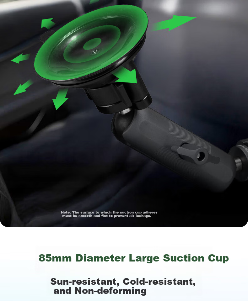 FANAUE Vacuum Suction Car Phone Holder Front Windshield Mount Ball Head Accessory SC-01 8