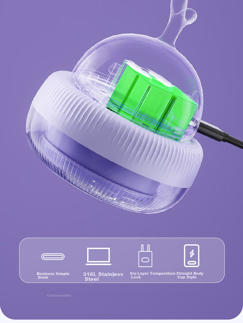 AUX Fabric Shaver Lint Remover Hairball Trimmer Clothes Defuzzer Purple Standard Edition [Gentle on Clothes] 28