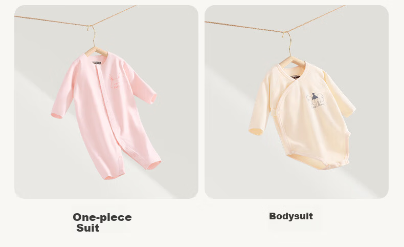 Betisdero Baby Romper Long Sleeve Bodysuit Autumn Spring Newborn Warm One-Piece Pajamas 2