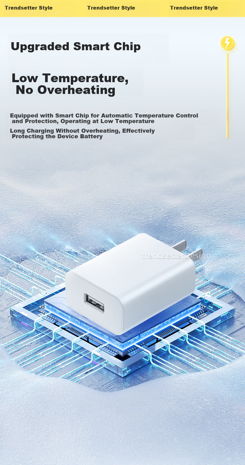 Trendy Style Apple 17/16/15 Charger and Charging Cable 30W Fast Charge Set for iPhone 17/16/15/Pro/Pro Max/Plus Type-C Data Cable 5