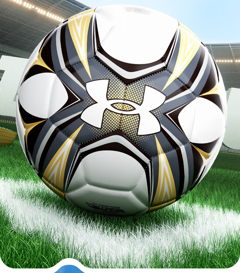 Under Armour Soccer Ball Size 5 Official Match Training Ball for Middle School Entrance Exam Adult World Cup Soccer Ball 2