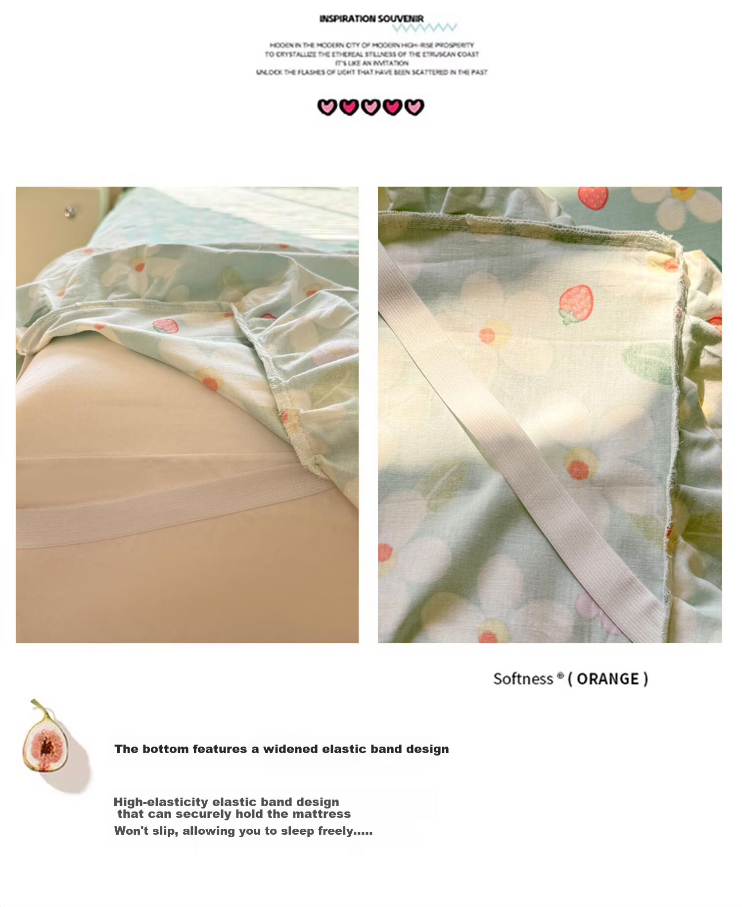 SOMERELLE 100% Cotton Printed Bed Skirt Thickened Lace Princess Style Bed Cover Single Piece 180*200cm 8