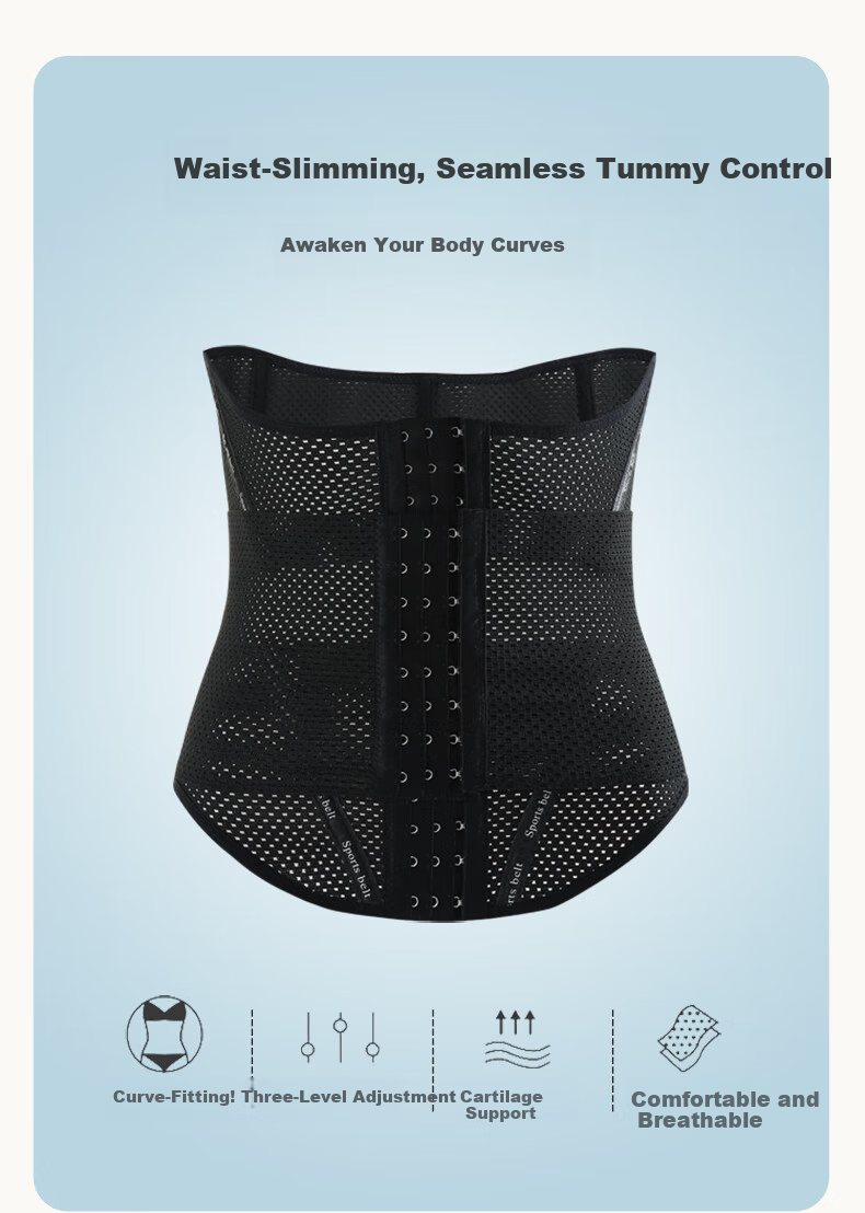 GRACEWELL Waist Shaping Strong Waist Trainer Belt Waist Support Slimming Abdomen Postpartum Body Shaper Waist Cincher Tummy Control Belt 5