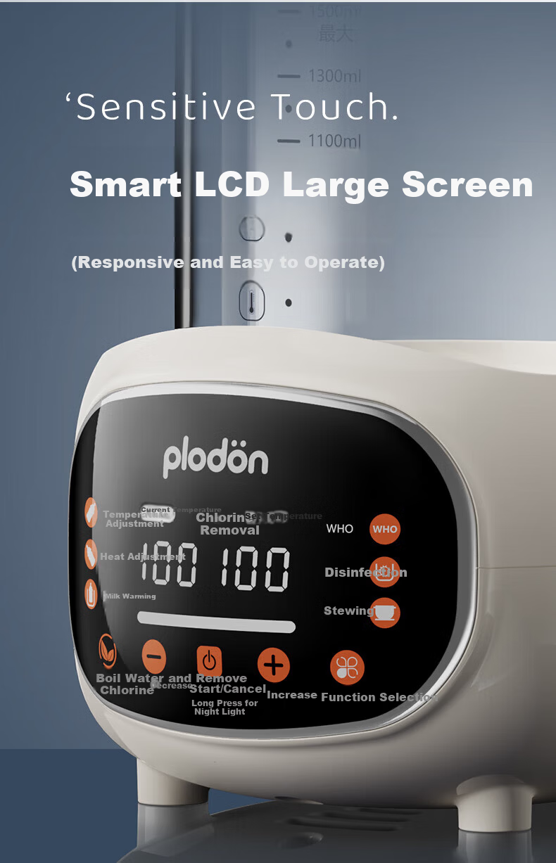 Pulidon Thermostatic Kettle Baby Milk Warmer Household Electric Hot Water Kettle 19
