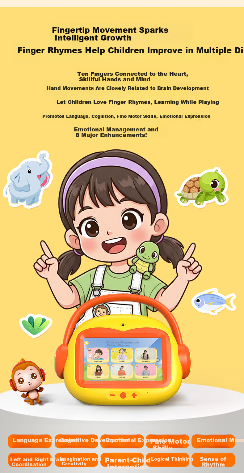 Ruizu Wangwang Dog Reading Pen [3-7 Years Low Threshold Interactive English Enlightenment] Early Education Sound Book Children's Day Gift 11