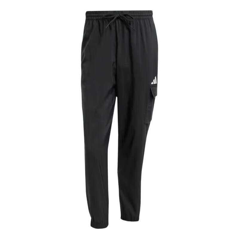 Adidas Black Sports Fashion Trendy Men's Casual Pants JF3538, Black, 2XL