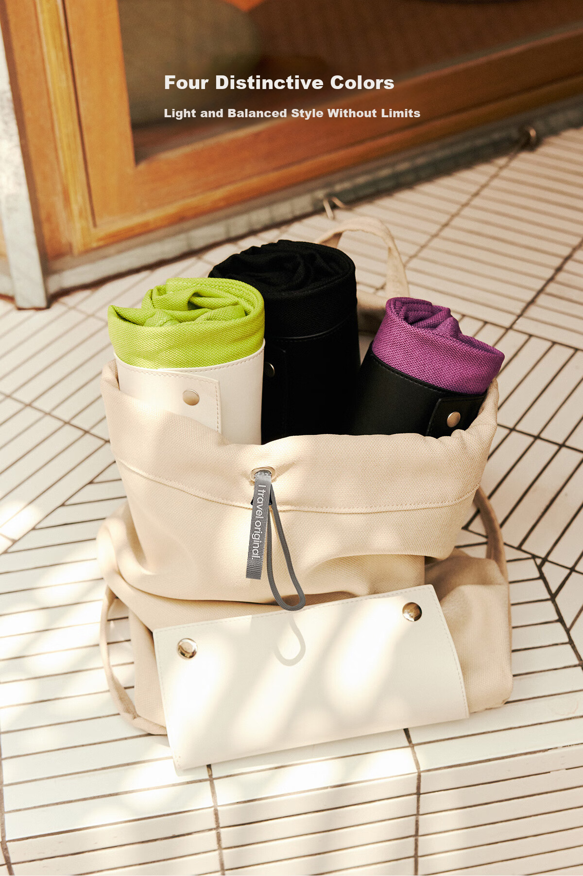 ITO MYCENA Backpack Unisex New Travel Lightweight Fashionable Stylish Small Backpack Light Green 15L 14