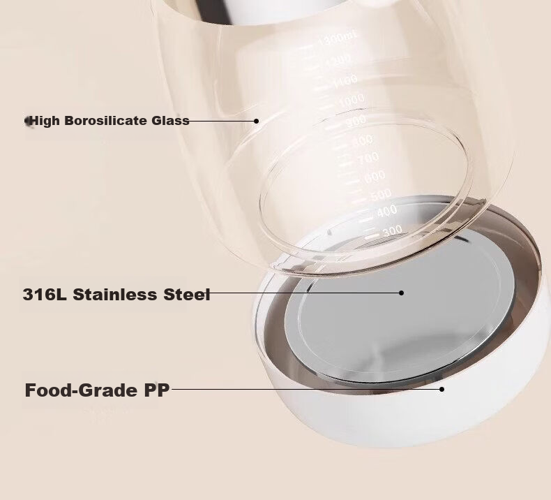 Pioneer Titanium Baby Thermostatic Kettle Milk Warmer Insulated Baby Bottle Heater Hot Water Kettle 6