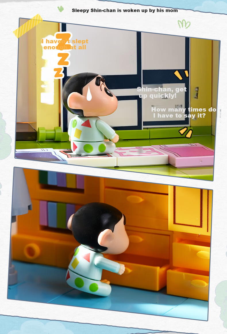 Keeppley Building Blocks Toy Small Particles Crayon Shin-chan Zoo Series Trendy Birthday Gift Koala Friend 14